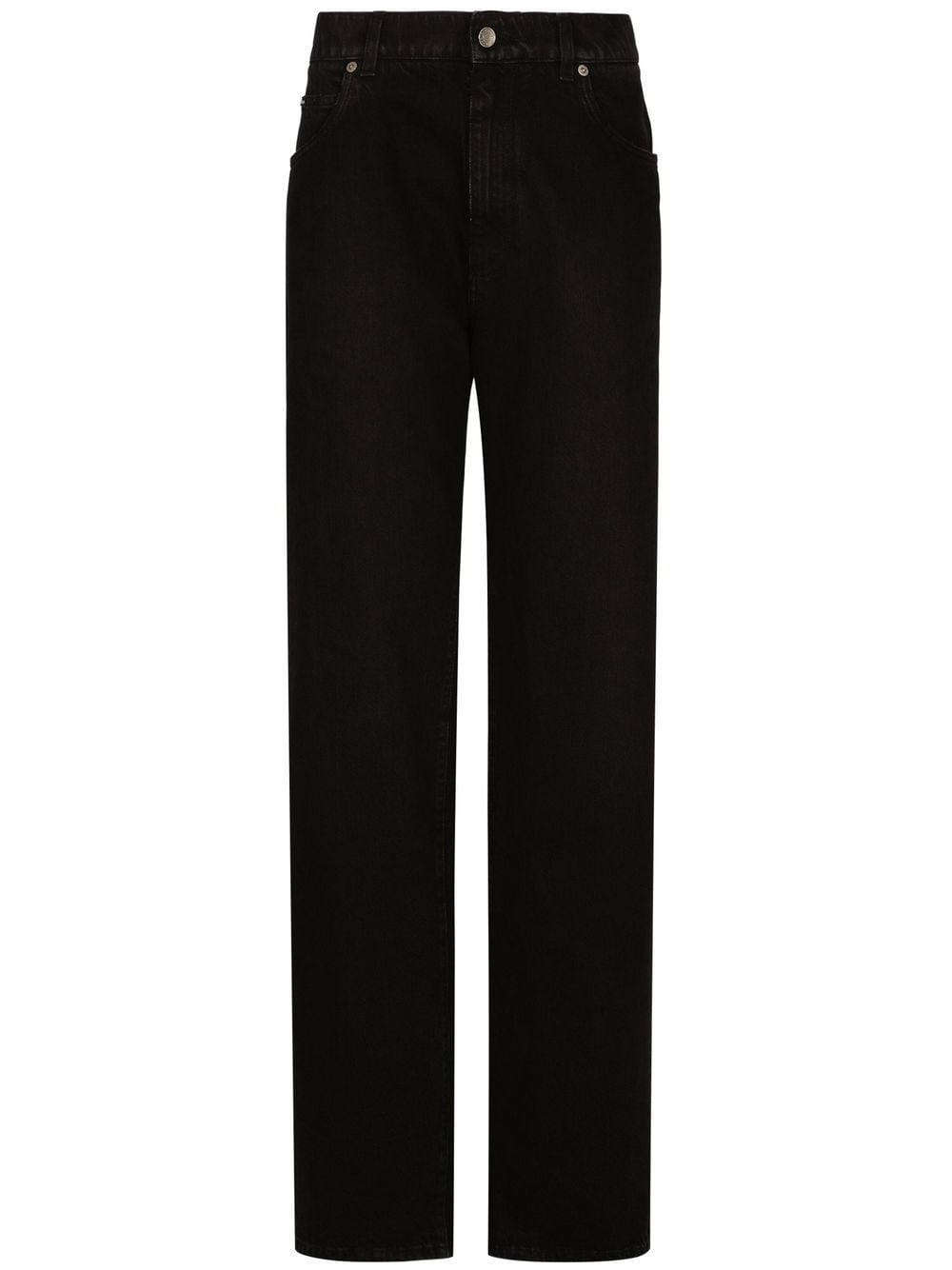 Dolce & Gabbana High-Rise Relaxed Boyfriend Jeans Black