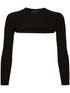 Dolce & Gabbana Kim Cropped Button-Fastening Cardigan Black