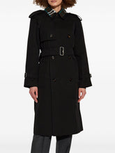 Burberry Cotton Trench Coat Black