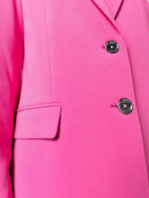 MMK Michael Michael Kors Single-Breasted Wool-Blend Blazer Fuchsia fuchsia