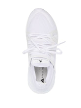 Adidas By Stella McCartney Panelled Lace-Up Sneakers in White white