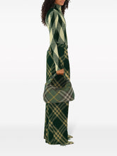 Burberry Medium Check Shoulder Bag in Green