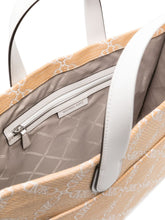 MMK Large Gigi Monogram Jacquard Tote Bag Beige