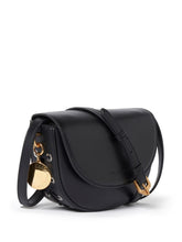 Stella McCartney Frayme Faux-Leather Shoulder Bag Black