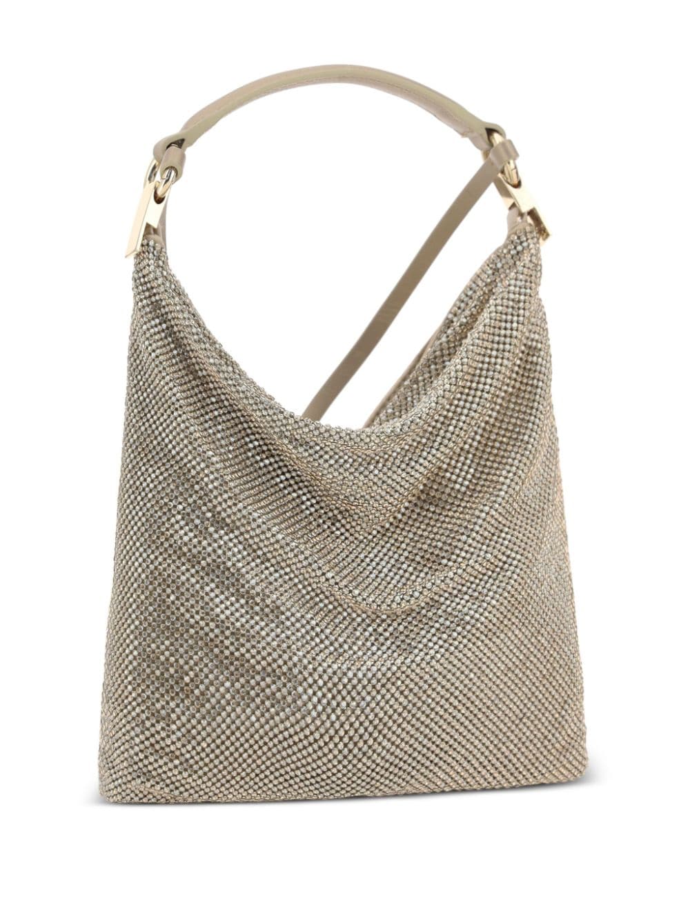 Benedetta Bruzziches Bella Ciao Crystal-Embellished Powder Shoulder Bag Powder