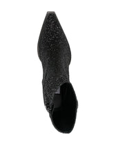 Jimmy Choo Cece Ab Glitter Ankle Boots Black