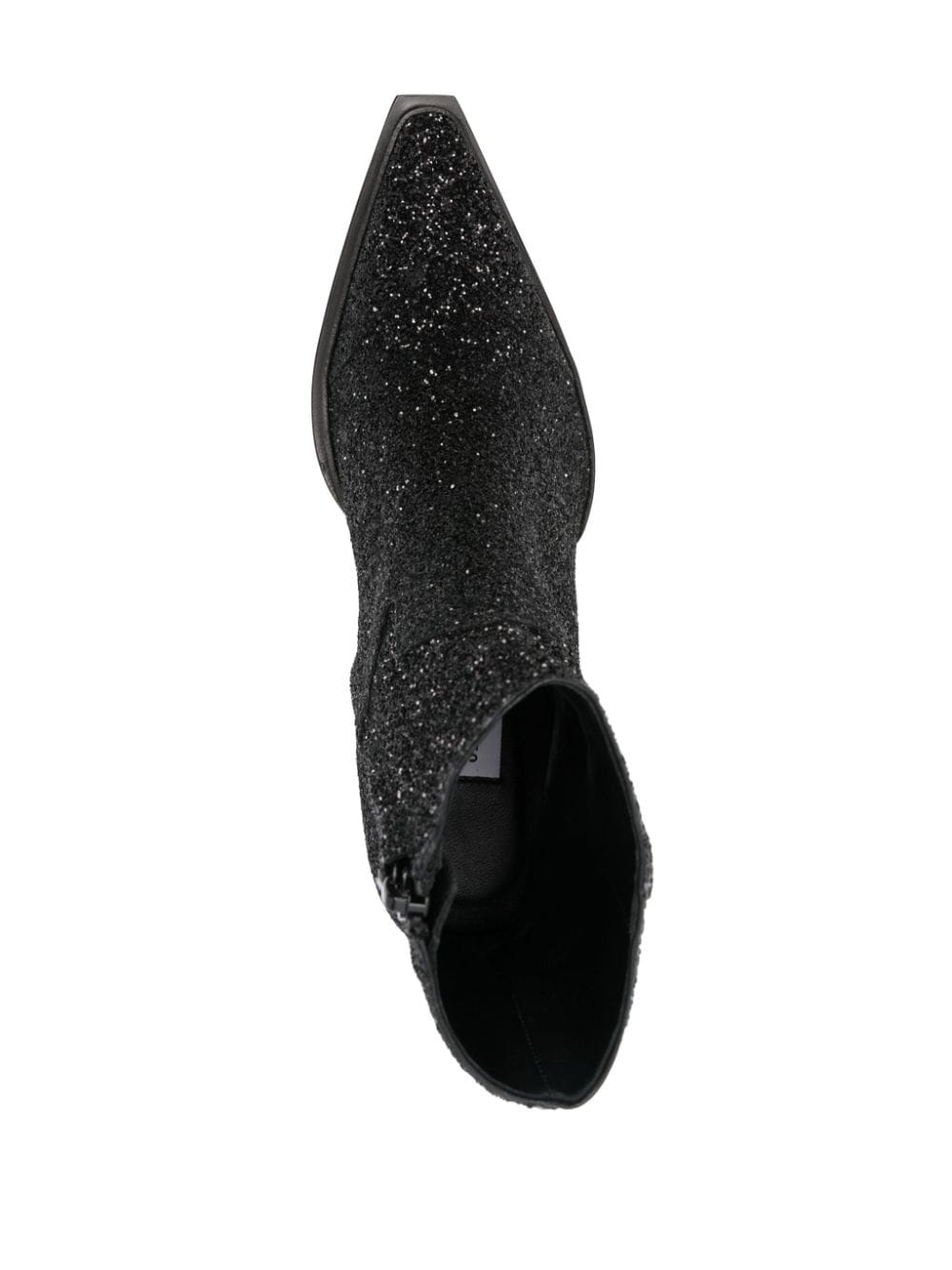 Jimmy Choo Cece Ab Glitter Ankle Boots Black