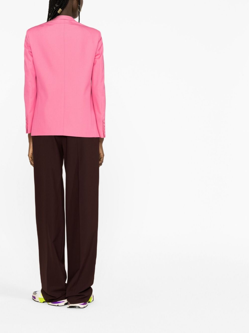Palm Angels Miami Single-Breasted Blazer Pink