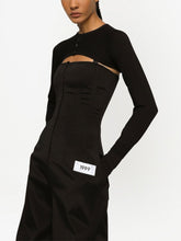Dolce & Gabbana Kim Cropped Button-Fastening Cardigan Black