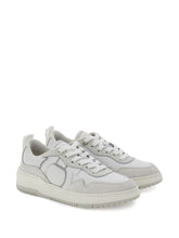 Ferragamo Salvatore Gancini Leather Sneakers White