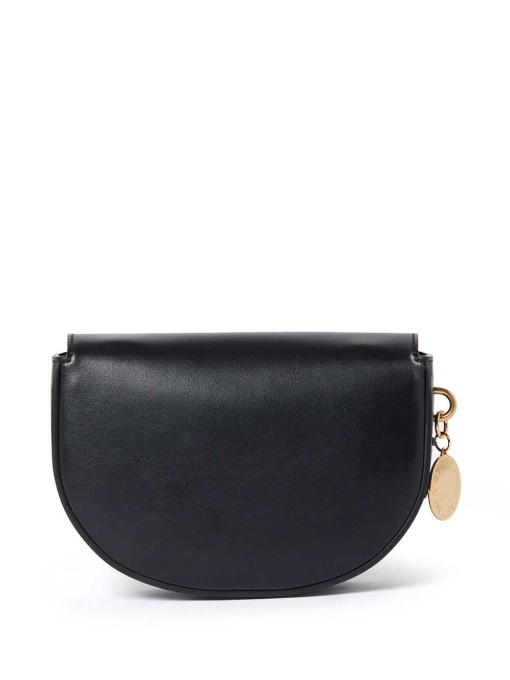 Stella McCartney Frayme Faux-Leather Shoulder Bag Black