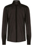 Dolce & Gabbana Semi-Sheer Mesh Shirt Black