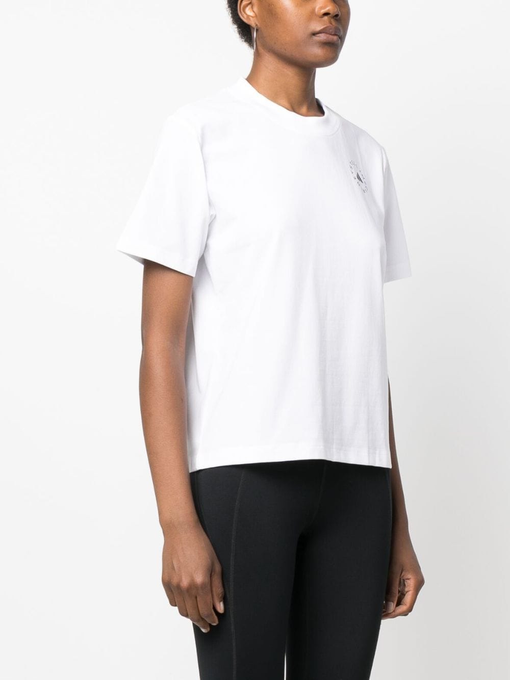 Adidas By Stella Mccartney Logo Sporty T-shirt White