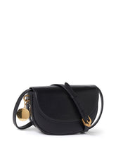Stella McCartney Frayme Faux-Leather Shoulder Bag Black