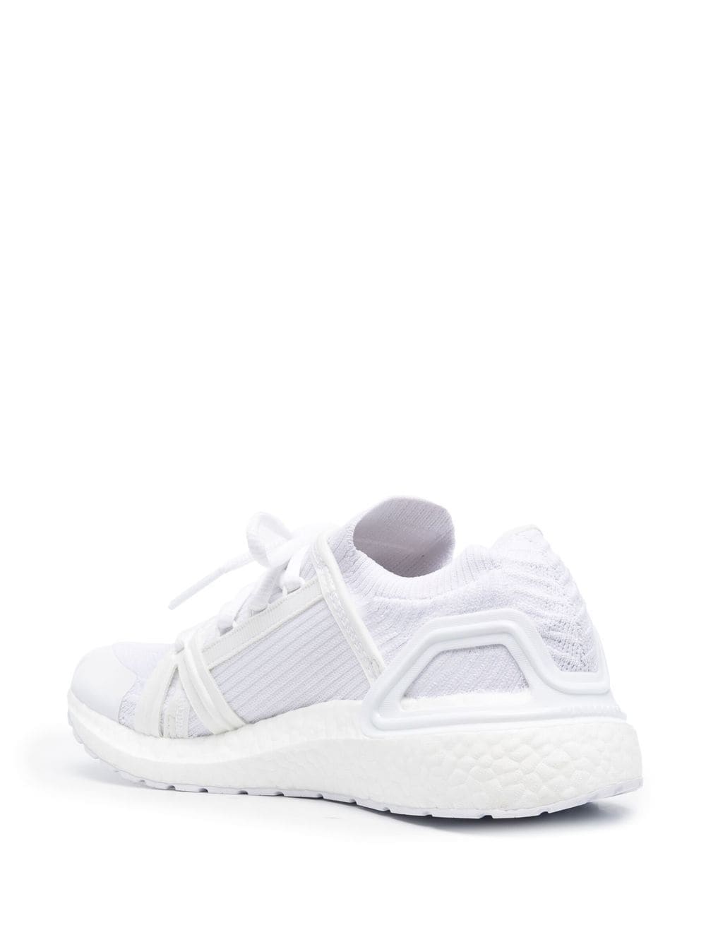 Adidas By Stella McCartney Panelled Lace-Up Sneakers in White white