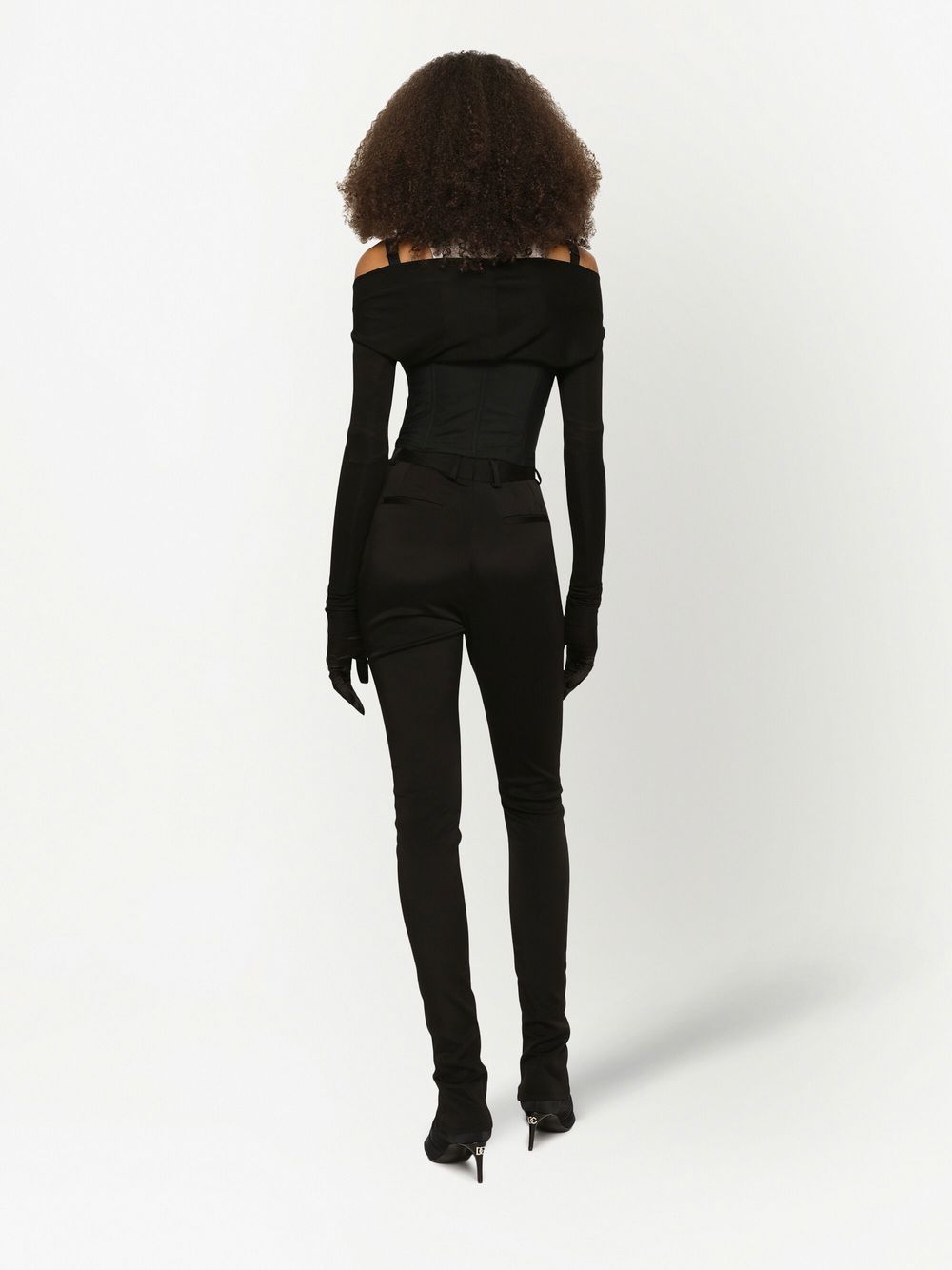 D&G Stretch Cady Pants Black