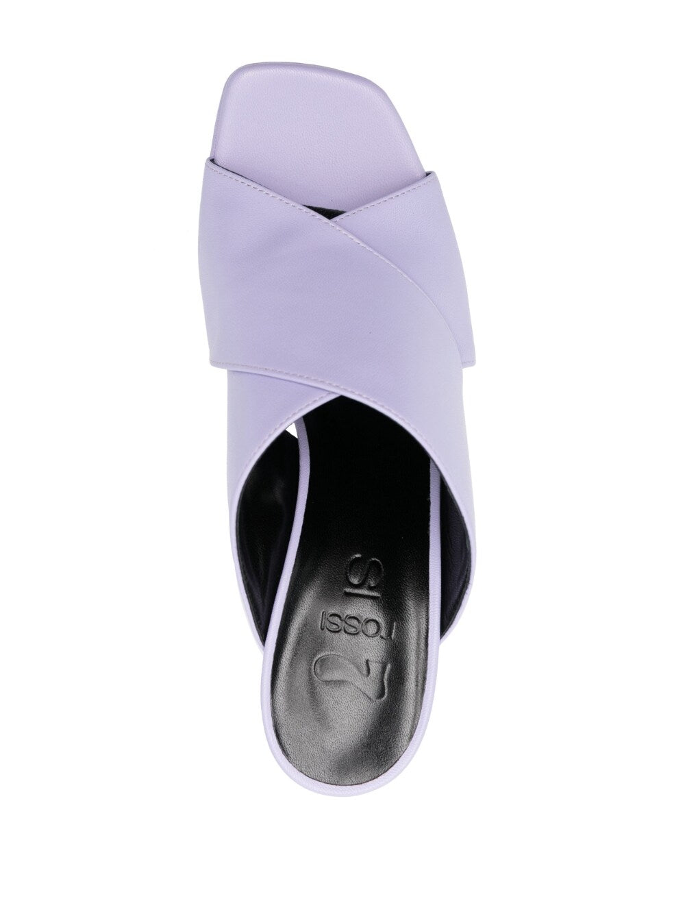 SI ROSSI 130mm Platform Leather Mules Lilac