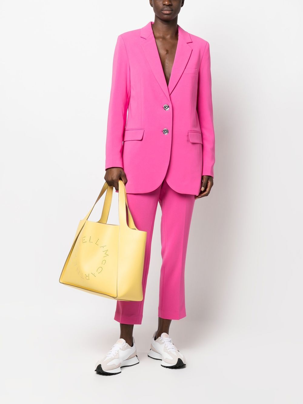MMK Cropped Tailored Trousers in Fuchsia