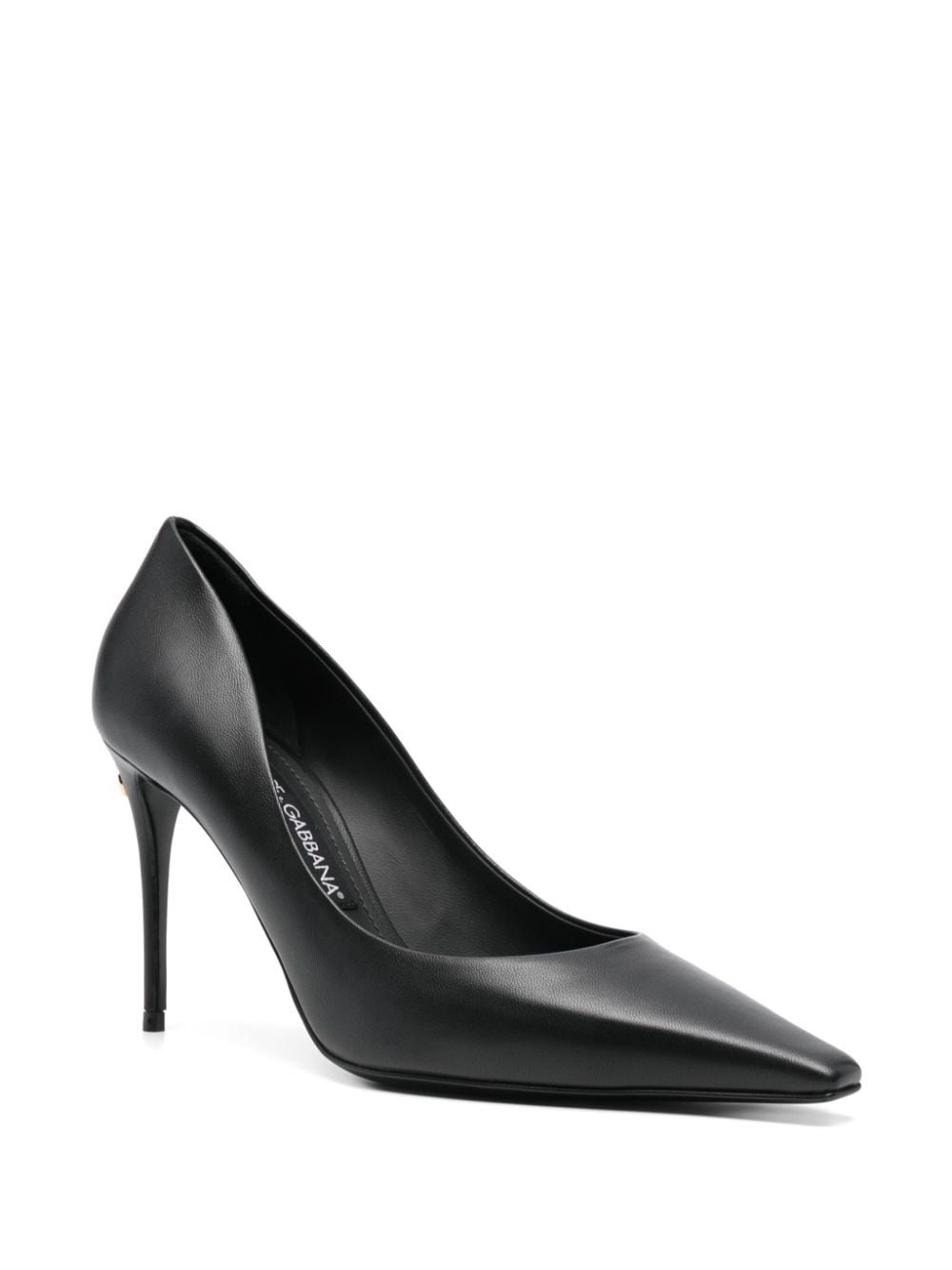 Escarpins en cuir lisse