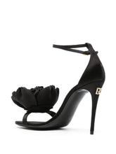 Dolce & Gabbana Keira floral-Appliqué Satin Sandals