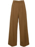 WARDROBE.NYC High-Rise Wide-Leg Virgin Wool Trousers Brown brown