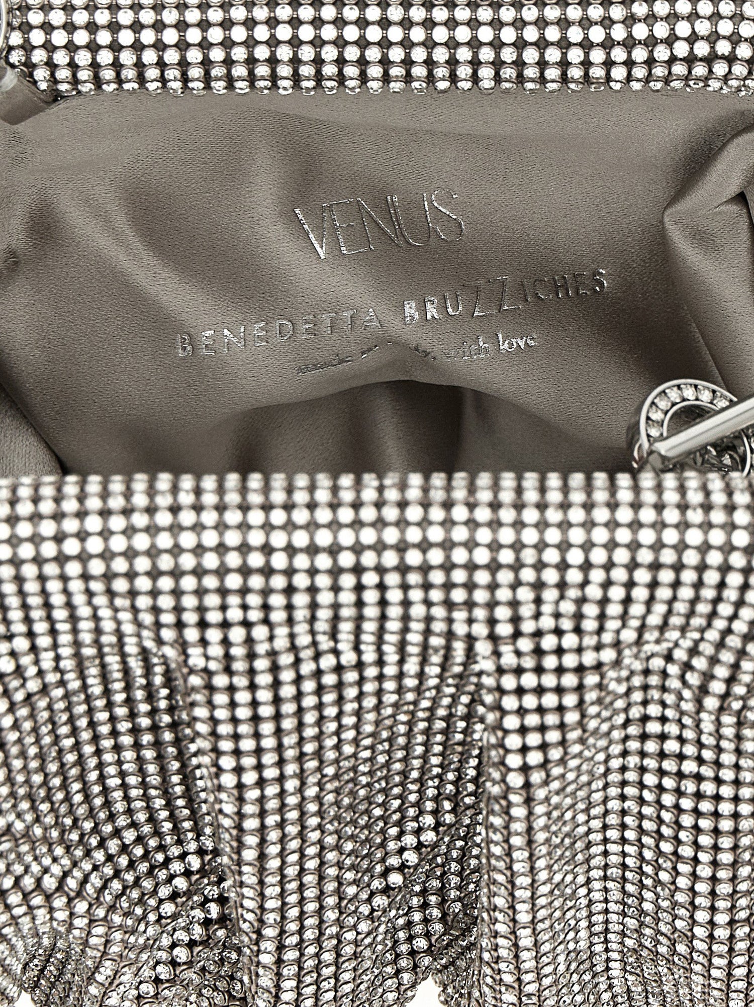 Benedetta Bruzziches Venus - La Petite Clutch Silver