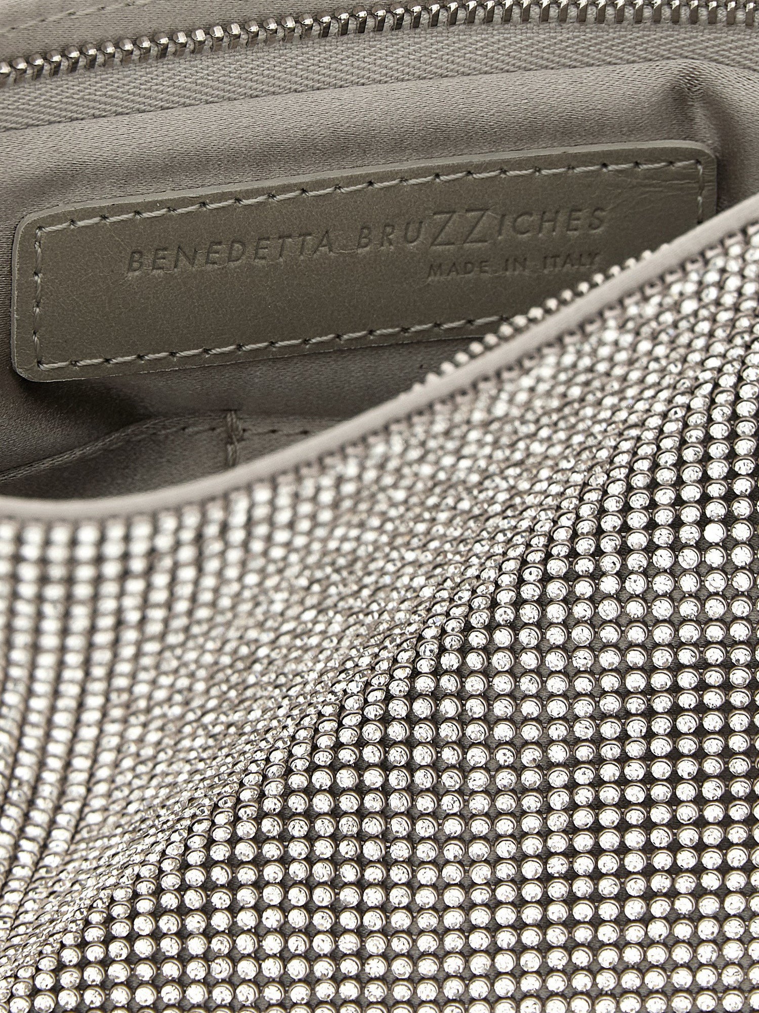 Benedetta Bruzziches Your Best Friend - La Petite Clutch Silver