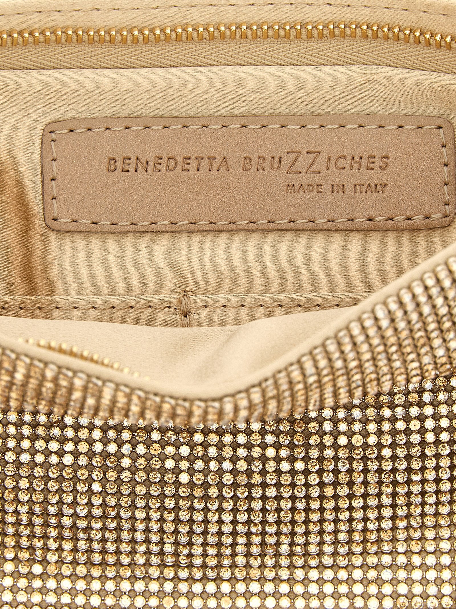 Benedetta Bruzziches Your Best Friend - La Petite Clutch Gold