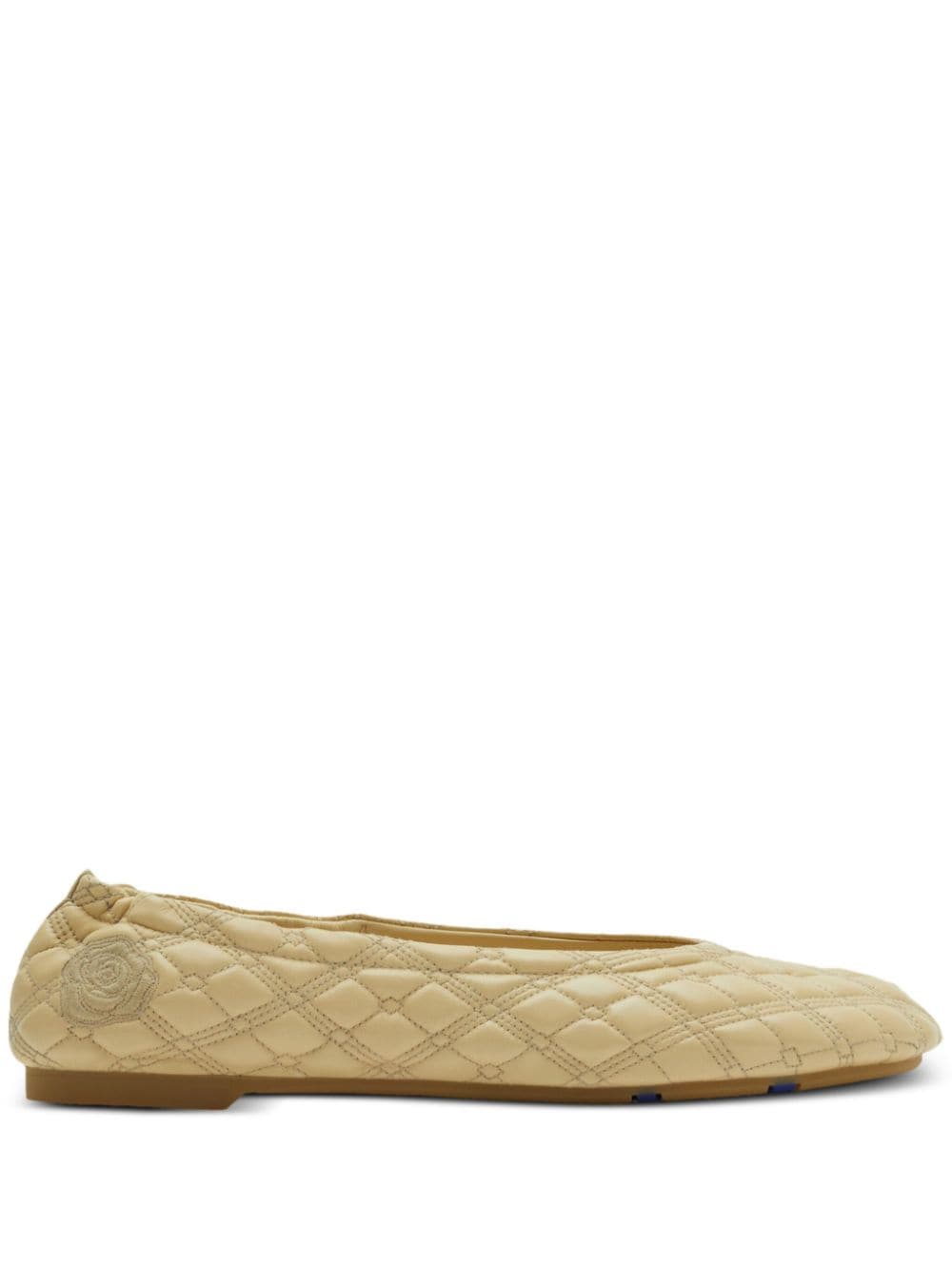 Burberry Sadler quilted leather ballerinas Beige