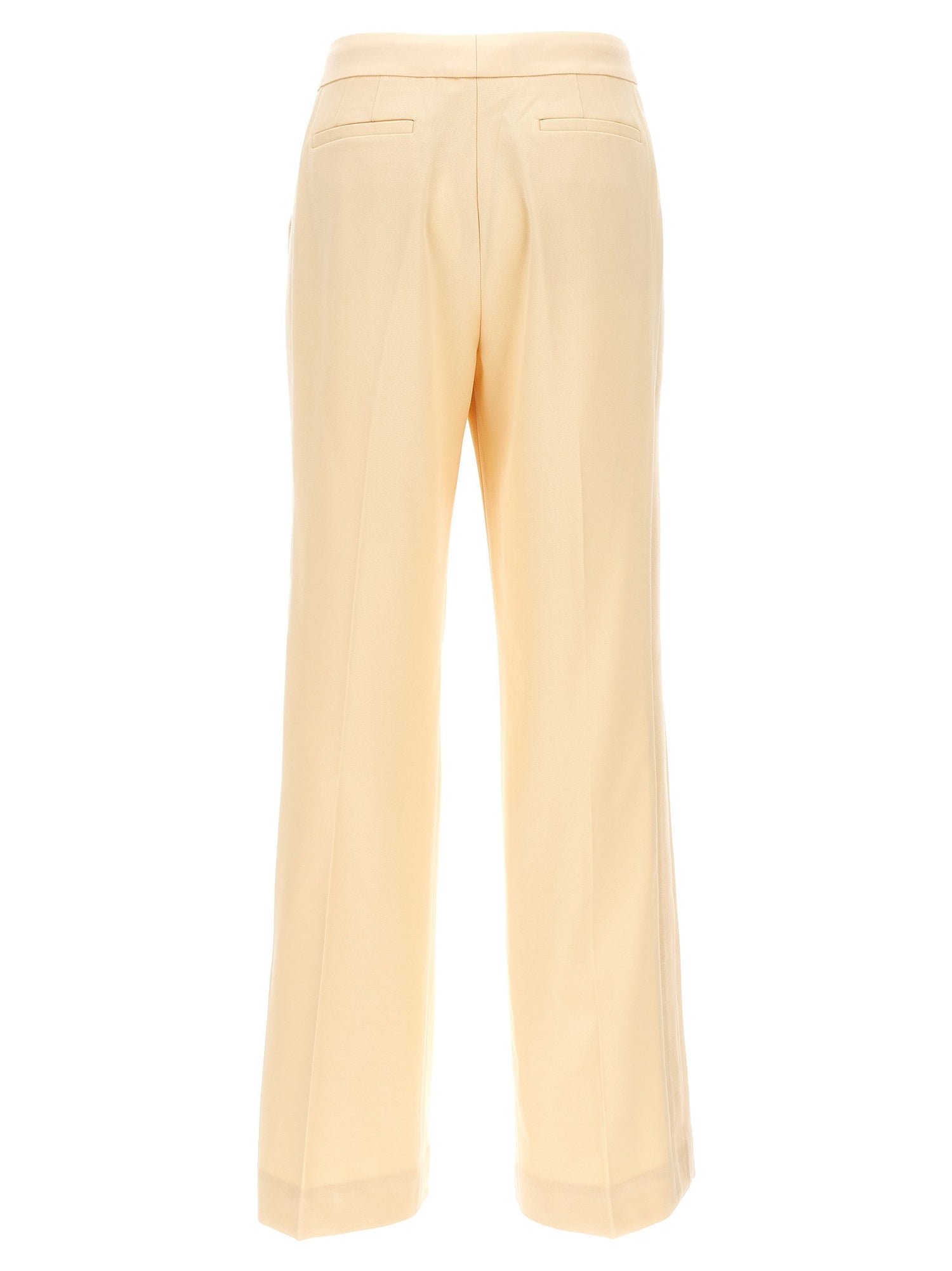 Zimmermann Illustration Straight Tux Pants Beige