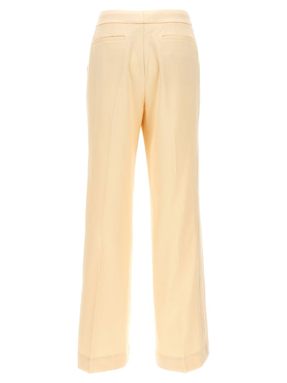 Zimmermann Illustration Straight Tux Pants Beige