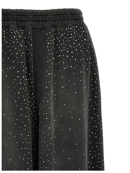 Giuseppe Di Morabito Rhinestone Joggers Black