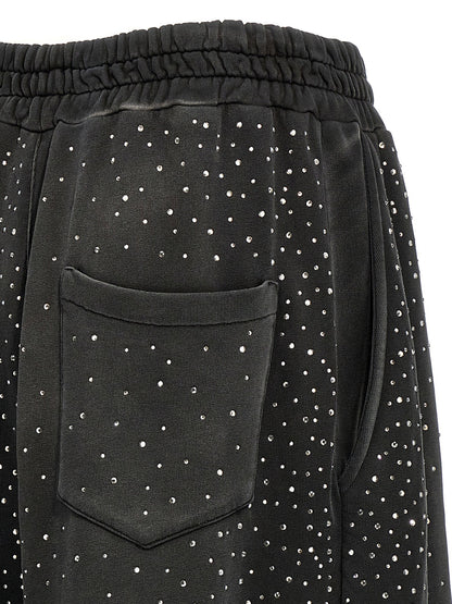 Giuseppe Di Morabito Rhinestone Joggers Black