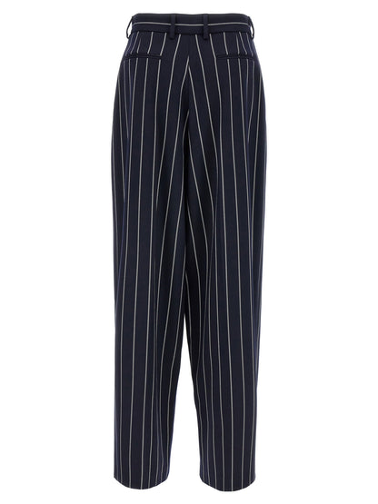 Giuseppe Di Morabito Striped Pants Blue