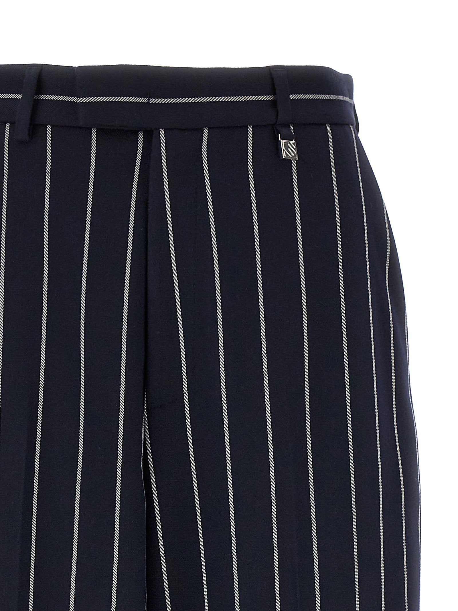 Giuseppe Di Morabito Striped Pants Blue