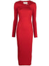 Alexandre Vauthier cut-out midi Dress Red