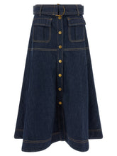 Zimmermann Denim Skirt Blue