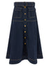 Zimmermann Denim Skirt Blue