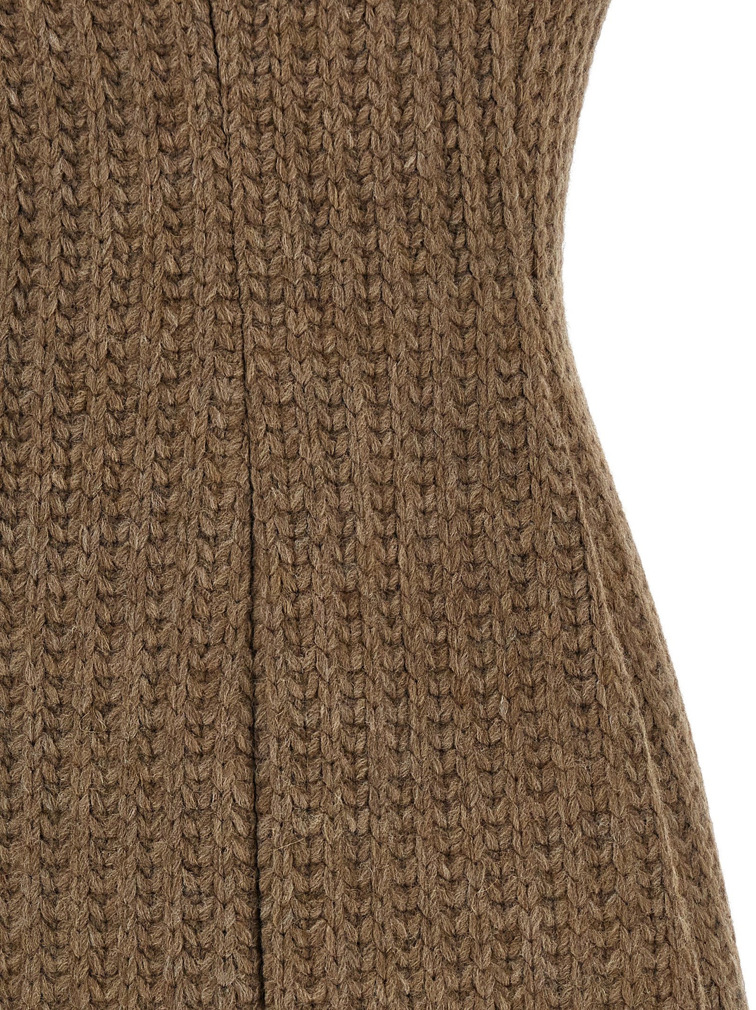 Giuseppe Di Morabito Wool Dress Brown