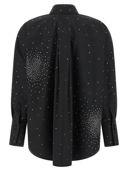 Giuseppe Di Morabito Rhinestone Shirt Black