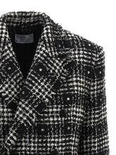 Giuseppe Di Morabito Tweed And Rhinestone Blazer White/black