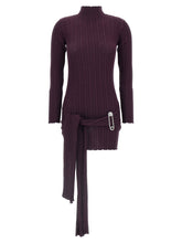 Giuseppe Di Morabito Jewel Brooch Dress Purple