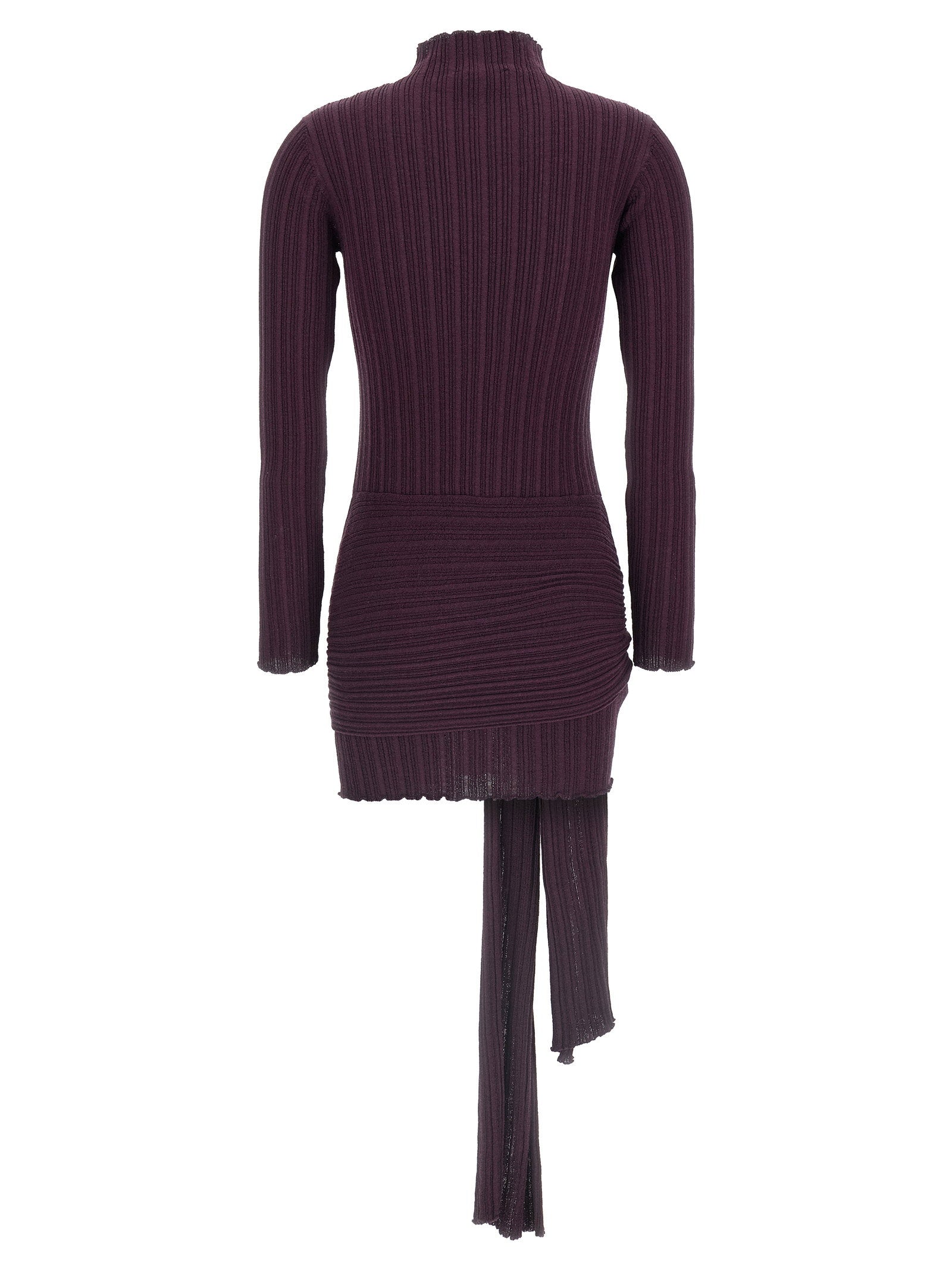 Giuseppe Di Morabito Jewel Brooch Dress Purple