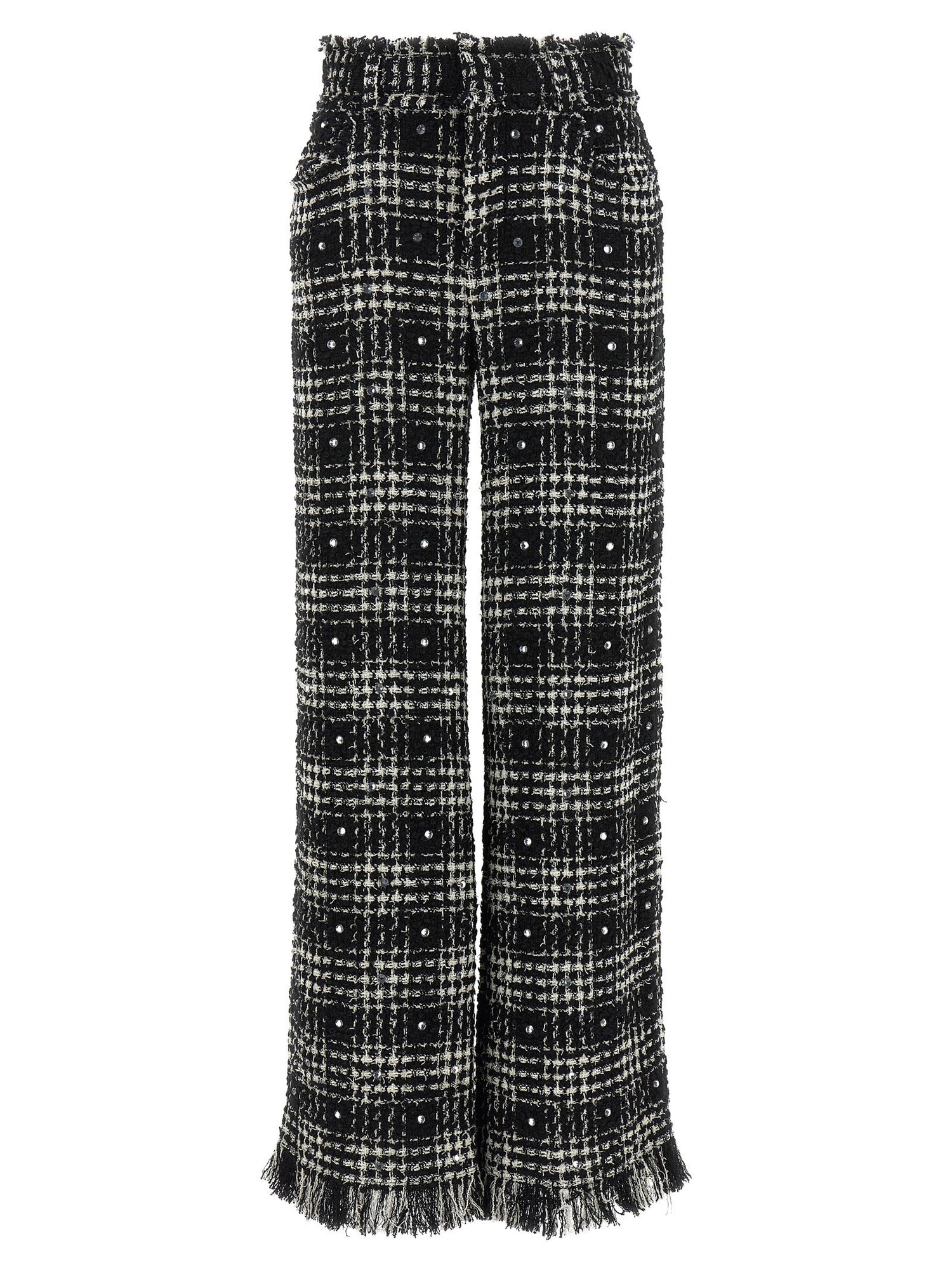Giuseppe Di Morabito Prince Of Wales Pants White/black