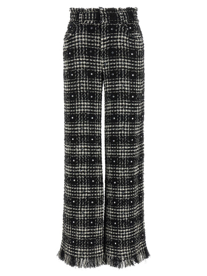 Giuseppe Di Morabito Prince Of Wales Pants White/black