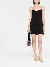 Palm Angels Chain-Strap Corset Slip Mini Dress Grey