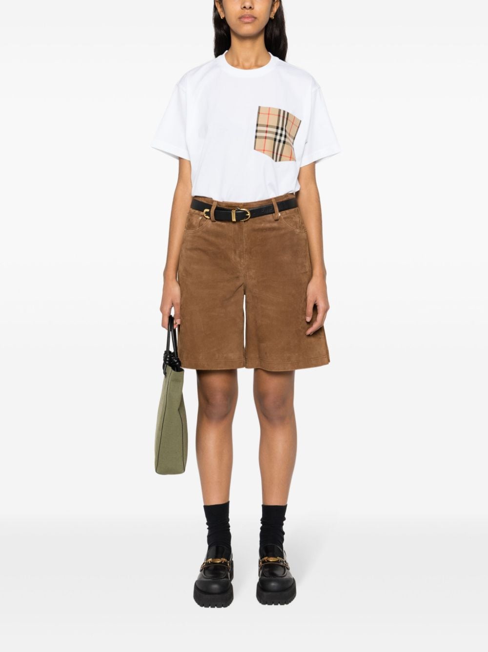 T-shirt with Check pocket