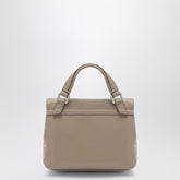 Zanellato Baby Postina Hammered-Leather Bag in Grey
