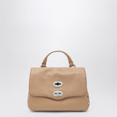 Zanellato Postina Baby Grained-Leather Handbag Brown