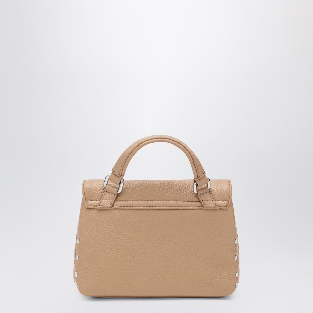 Zanellato Postina Baby Grained-Leather Handbag Brown